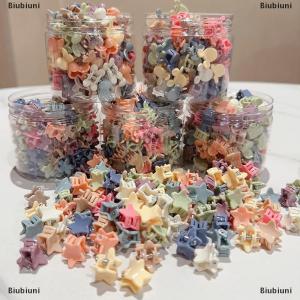 [COD] Biubiuni 100Pcs Đầy Màu Sắc Cô Gái Nhỏ Tóc Clip Dễ Thương Hoa Sao Móng Vuốt Tóc Tạo Kiểu Tóc Bện Tóc Kẹp Tóc Trẻ Em Phụ Kiện Tóc Mũ Nón