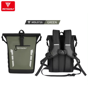 Motowolf Tas Motor Waterproof Tas Backpack Quick Release