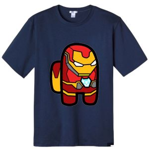 PVJ - Kaos Iron Man Anak laki Laki Motif Super Hero Karakter Among us