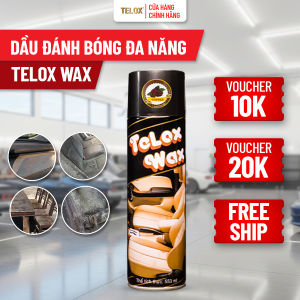 Bình Xịt TELOX WAX Dưỡng Bóng Và Làm Sạch Nội Thất Cải Tạo Da Đánh Bóng Dạng 550ml