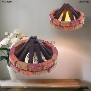 [COD] yixiayun 1:12 Dollhouse Miniature LED Bonfire Camping Scene Model Decor Toy Doll House Accessories