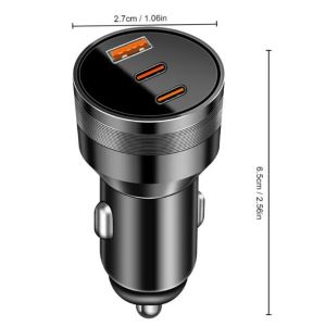 Aigoo 68W USB Car Charger Quick Charge 3.0 USB PD For Xiaomi iPhone 12 13 14 Pro Fast Charging Car Phone Charger