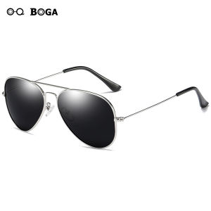 OQ BOGA 5 Colors Fashion Aviator Frame Kids Polarized Sunglasses Children Outdoor Eye Protection Full Rim Sun Glasses
