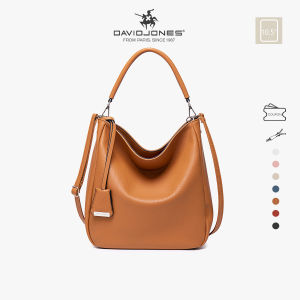David Jones Paris women handbag pu leather female crossbody bag large plain lady shoulder bag