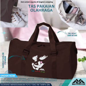Tas Padel Tas Pakaian Tas Baju Tas Jalan Jalan Tas Mudik Tas Travel Pria dan Wanita Brent Travel Bag LARGE (Tas Jinjing dan Tas Selempang)