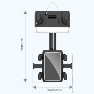 ที่จับเอนกประสงค์ขาตั้งติดกระจกมองหลังรถยนต์สำหรับซิลิโคนกันลื่นโทรศัพท์มือถือการหมุน360องศา