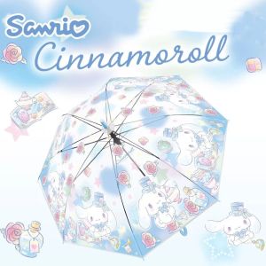 Sanrio Transparent Kids Umbrella Kuromi My Melody Cinnamoroll Ultraman