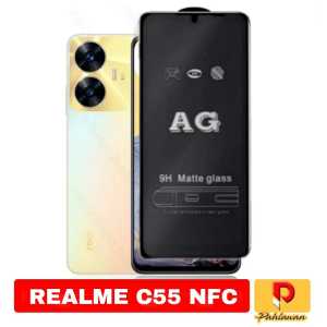 TEMPERED GLASS MATTE ANTI MINYAK FOR REALME 11 4G 2023 / REALME C51 NFC / REALME C53 NFC / REALME C55 NFC / REALME C33 9H MATTE GLASS