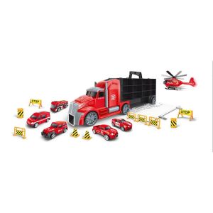 TOYSTAR - 666-03G Bộ mô hình xe ô tô chuyên chở - cứu hộ (KT 59x11x20cm)