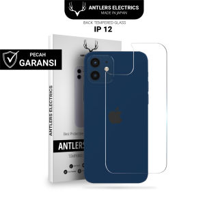 Antlers Electrics Anti gores Belakang Iphone Back Tempered Glass iphone 12 Clear 9H Premium Full Cover Pelindung Belakang Handphone Iphone 12