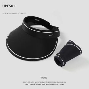 Double sunscreen hat womens UV protection sun hat large brim professional large along empty top hat可折叠防晒帽