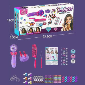 Oldlaiben Automatic Hair Braider Electric DIY Magic Styling Tool Girl Braid Toy Set Mainan Gadis