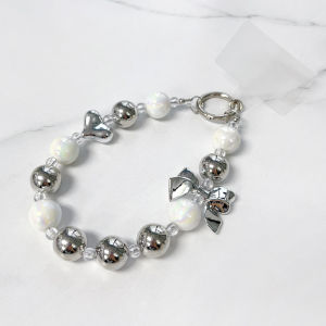 Walteriney Perak Heart Heart Rantai Gantung Rantai Gantung Serbaguna Case Case Universal Liontin