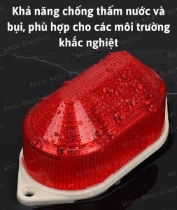 đèn cảnh báo nhấp nháy LTE-3051 đèn chớp rùa led đèn cảnh báo chú ýled cảnh báo èn quay cảnh báo công trình thi công xoay tròn đèn led xoay báo tín hiệuđèn báo động đèn quay còi hú đèn chớp nóc thùng xe