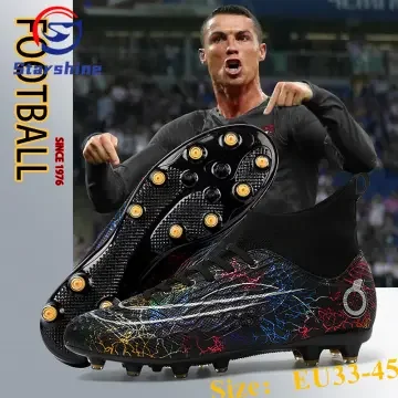 Kids cr7 football boots fashion