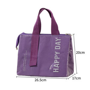 Insulated Lunch Bag Student Office Picnic Thermal Bento Box Bag Outdoor Handheld Picnic Package