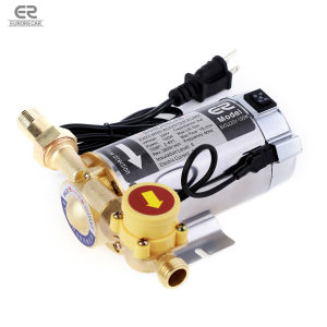 EURORECAR 220V 60Hz Booster Pump Household Stainless Steel Fully Automatic Shower Pipe Small Pressurized Water Pump 180W