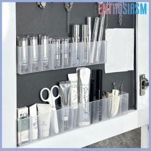 【Enthusiasm】🌟🌟【Hot Sale】🎈 กล่องใส่เครื่องประดับแบบติดผนัง3ช่องกล่องใส่ของจุกจิกแบบมีกาวในตัวกล่องเก็บดินสอเขียนคิ้วลิปสติกเคลือบริมฝีปาก