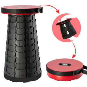 SANLIKE Outdoor Retractable Stool Folding Pocket Chair Portable Camping Accessories Convenient Fishing Plastic Folding Chairs