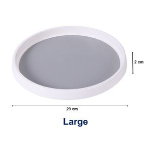 360 Degree Non-Skid Space Saving Rotating Tray / Turntable / Lazy Susan for Kitchen Cabinet