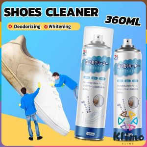 Klimo 360ml White Shoe Cleaner Spray Sole Whitening Shoe Sneaker Yellow Stain Remover for Shoes