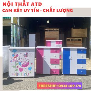 Tủ quân áo trẻ em 2 cánh 5 ngăn giá rẻ- tủ nhựa cho bé mẫu đẹp hình hình video thực tế