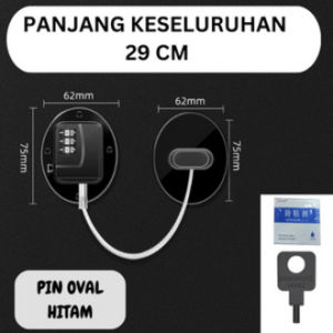 Gembok Kunci Kulkas Refrigerator Freezer Lock Pin Laci Lemari Pengaman Anak
