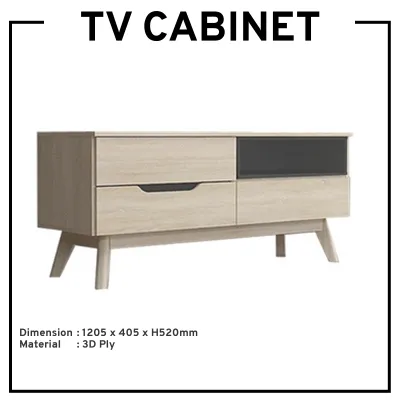 TV CABINET WITH DRAWER / TV CONSOLE / LIVING HALL FURNITURE