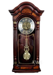 100% ORIGINAL SEIKO Wooden Pendulum Dual Chime Wall Clock QXH004 (QXH004B) [Jam Dinding Kayu Berbunyi]