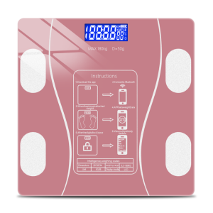 FOCANO Digital Weighing Scale Human Electronic Tempered Glass Weight Scale for body Large LED HD Display and Room temperature display USB Charging Bathroom Scale
