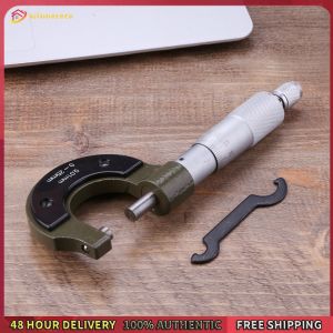 Winnereco Measurement Micrometer Carbon Steel Metric Micrometer Precise Tools Micrometer Gauge Meter Accurate Measuring Tool