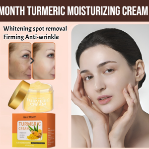 MONTH Turmeric Moisturizing Cream Anti-Aging Skin Brightening Cream Lighten Dark Spots Birghten Moisturize Facial Care Whitening Cream