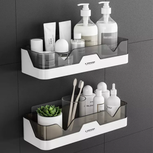 Bathroom Shelf WC Shampoo Holder Shower Shelves Wall Mount Kitchen Storage Basket Cosmetic Rack Home Organizer storage tower