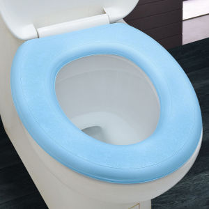 EVA Waterproof Toilet Seat Cover Thickened Four Seasons Universal Toilet Seat Cushion Paste Type Toilet Cushion Accessories