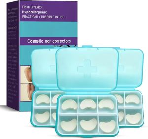 ตัวแก้ไขหู Eareve ตัวแก้ไขหู Earéve ตัวแก้ไขหู Earéve การออกแบบบางเฉียบ & การแก้ไขหูที่มองไม่เห็น & สติ๊กเกอร์หูกันน้ำสำหรับหูที่โดดเด่น & ยื่นออกมา (1 กล่อง)