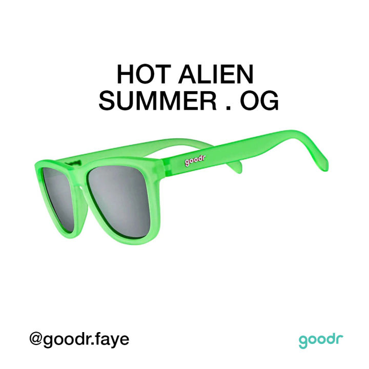 Goodr OG Polarized Sunglasses Hot Alien Summer Lazada Singapore