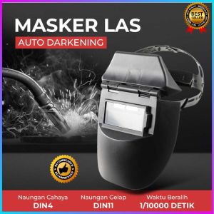 COD TRUSOXIN Masker Las Auto Darkening Safety Mask Flat Flip - 5100B / topeng las kaca otomatis full face safety terbaru terlaris ngelas dengan pelindung mata dan wajah dari radiasi bahan berkualitas terbaik viral paling di cari rekomended bagus trend top