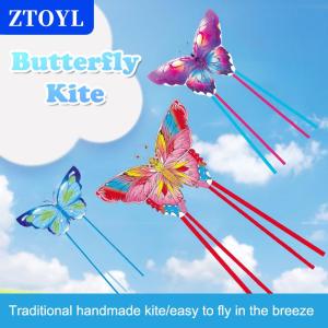 [COD] ZTOYL ว่าวผีเสื้อหลากสี1.4เมตรของเล่นสำหรับเด็กว่าวปลาบินว่าวลมแบบมืออาชีพของเล่นกีฬา-ว่าวอากาศสนุกสนาน