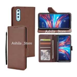 Vivo S1 Case / Casing Dompet  Flip Cover Leather Premium Sarung Buku HP Bisa Standing