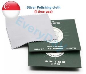 [Local SG Stock] Silver Polishing Cloth Jewellery Polishing Cloth Anti-Tarnish (1 time use)