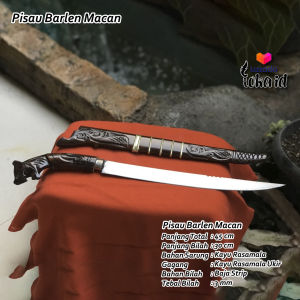 Pisau Daging Baja Pisau Ukir Macan Barlen 45cm