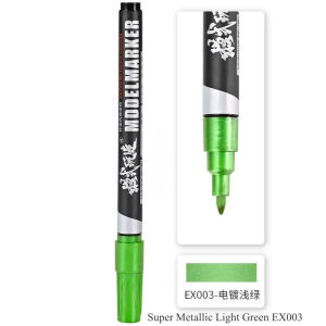0.7mm Super Metallic Marker Pen MS028 EX001-EX009 for Gundam Gunpla GK DIY Marker Metal Color Pens Propylene Nylon Painting Pen
