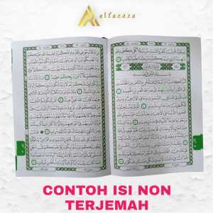 Alfareza - Al Quran Custom Nama Ukuran A5 / A6 | Quran Terjemahan Perkata Bisa Tulis Nama | Alquran Cover AA-030 Custom Nama