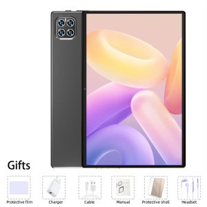 10-inch orihinal na tablet + wireless keyboard na may Android 13 (front 8-megapixel camera + rear 13-megapixel camera