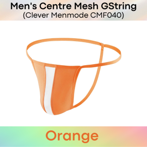 Mens GString : Centre Mesh See Through GString (Clever Menmode CMF040)
