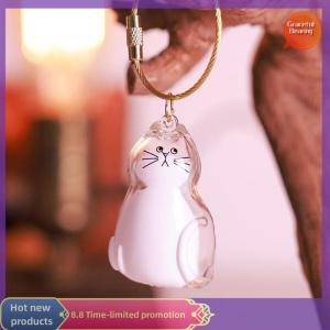 Graceful 1 6pcs Capsule Toys Kawaii Transparent My Pets Fur Container Cat Hair Storage Box Hanging Cat Keychain Pendant Pet Hair Grooming Souvenirs Bag Hanging Decor