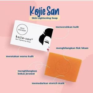 Kojie San Skin Lightening Kojic Acid Body Soap 65 Gr Asli Original Bpom Sabun Pemutih Pencerah Wajah Dan Badan Pria Wanita