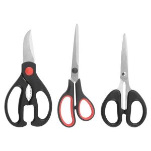 3pcs/Set Professional Kitchen Shears Stainless Steel Poultry Fish Chicken Bone Scissors Multipurpose Scissors
