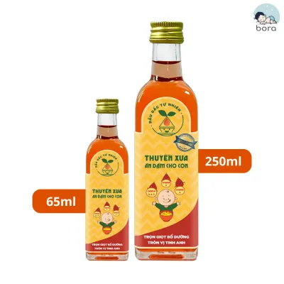 Dầu ăn dặm cho bé Thuyền Xưa nguyên liệu hạt tự nhiên (Oliu Macca Óc chó Gấc Sachi Mè) chai 65/250ml
