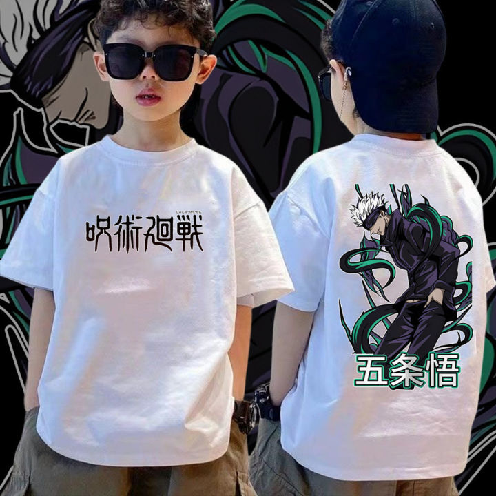 Children's T-shirt JUJUTSU KAISEN Collection Shirt SATORU GOJO เสื้อยืด ...